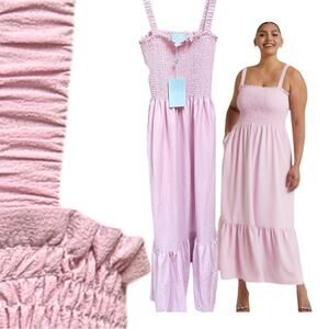 Hill House Pink Midi Dress
